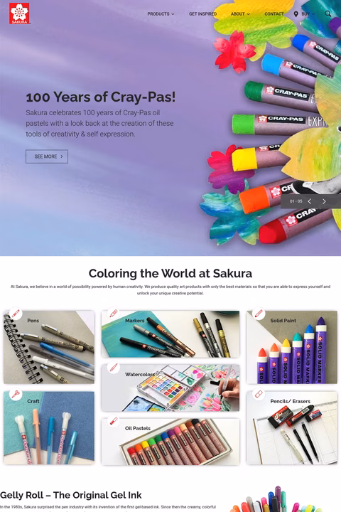 Sakura-Of-America Homepage 1440px