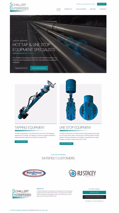 Schallert-Enterprises Homepage 1440px