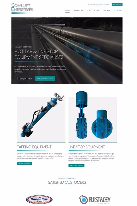 Schallert-Enterprises Homepage 1440px