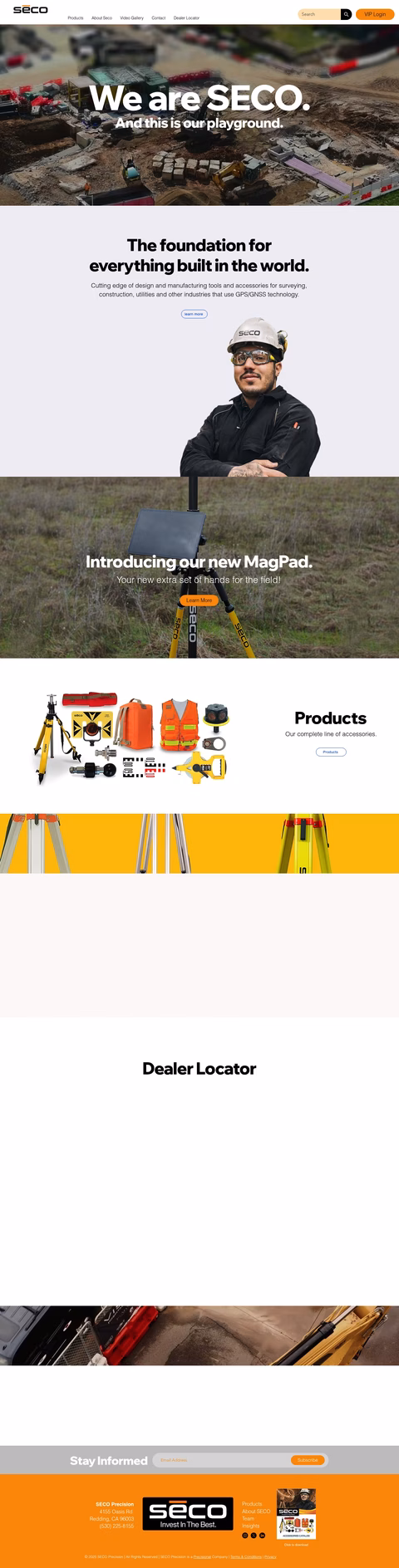 Seco-Manufacturing Homepage 1440px
