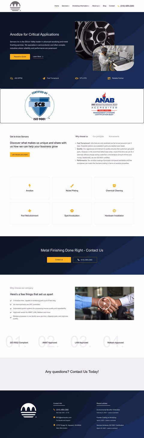 Semano-Inc Homepage 1440px