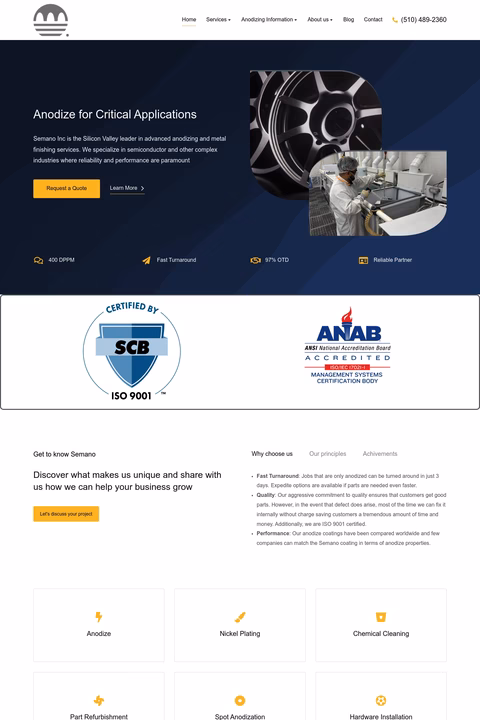 Semano-Inc Homepage 1440px