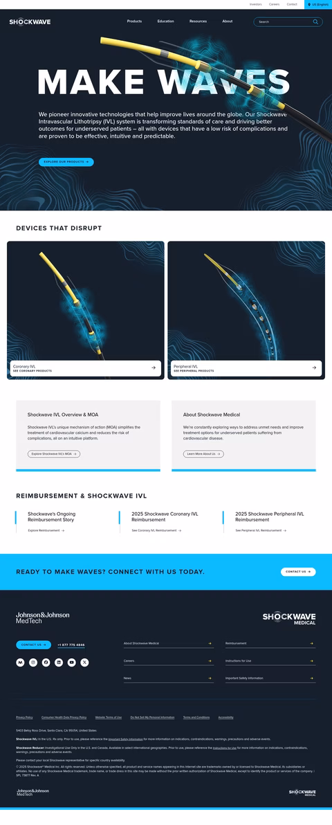 Shockwave-Medical Homepage 1440px