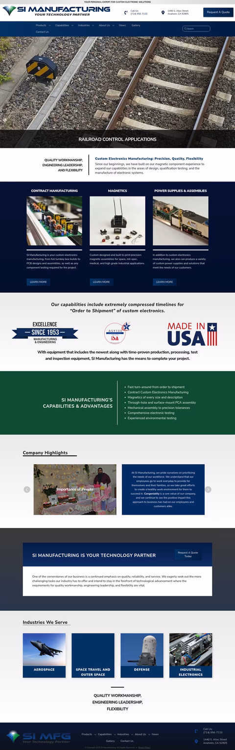 Si-Manufacturing Homepage 1440px