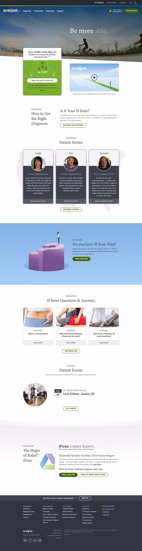 Si-Bone-Inc Homepage 1440px