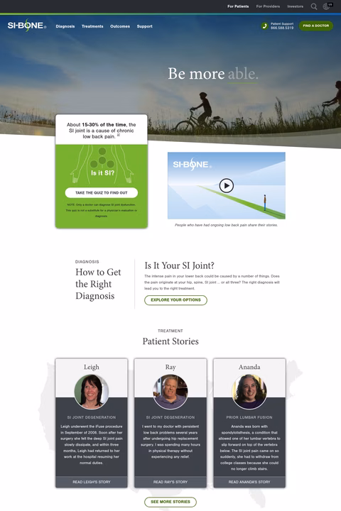 Si-Bone-Inc Homepage 1440px