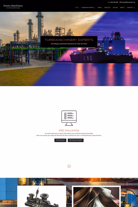 Simms-Machinery-International Homepage 1440px