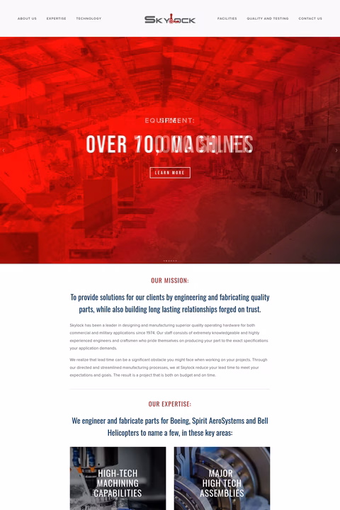 Skylock-Industries Homepage 1440px