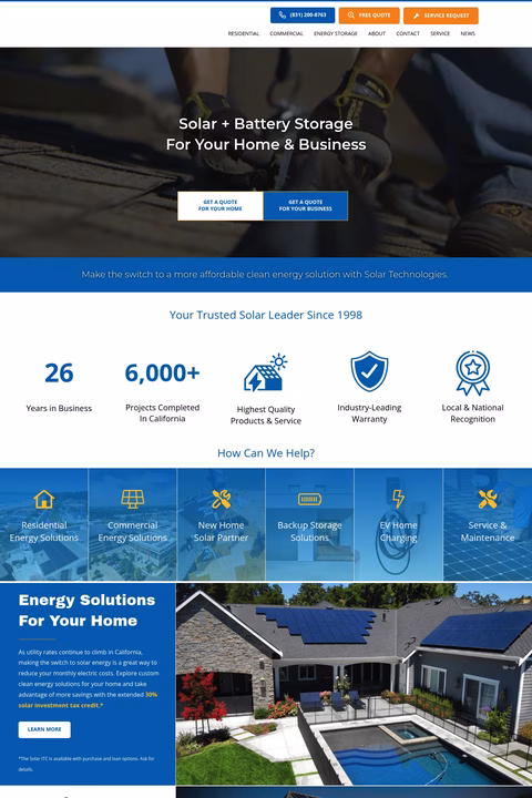 Solar-Technologies-Inc Homepage 1440px