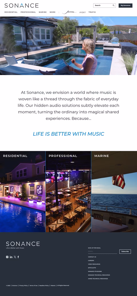 Sonance Homepage 1440px
