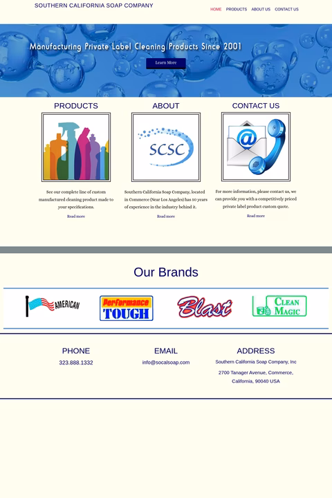 Southern-California-Soap-Company Homepage 1440px