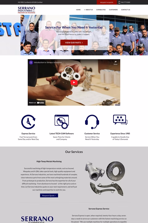 Serrano-Industries Homepage 1440px
