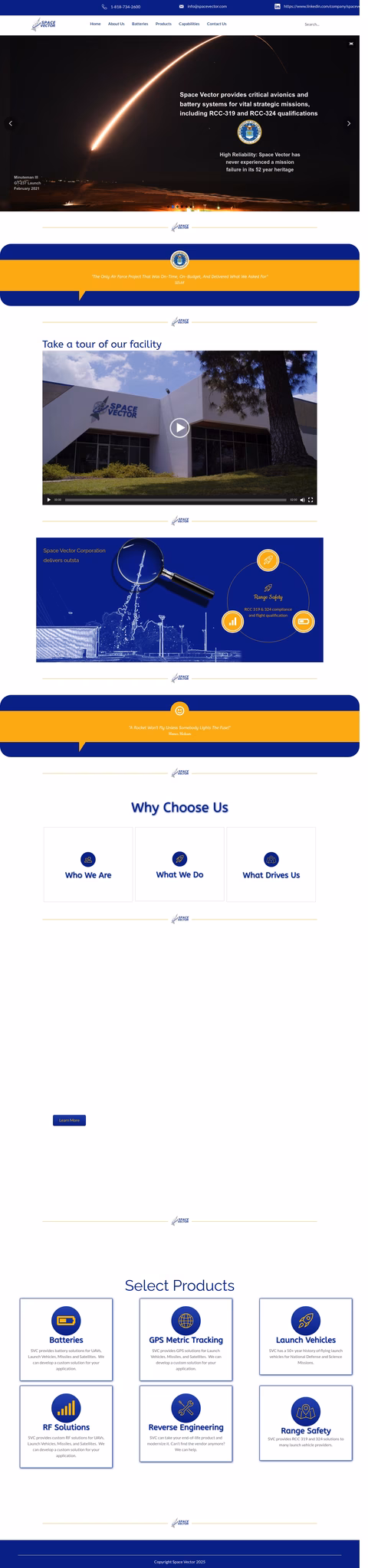 Space-Vector-Corporation Homepage 1440px