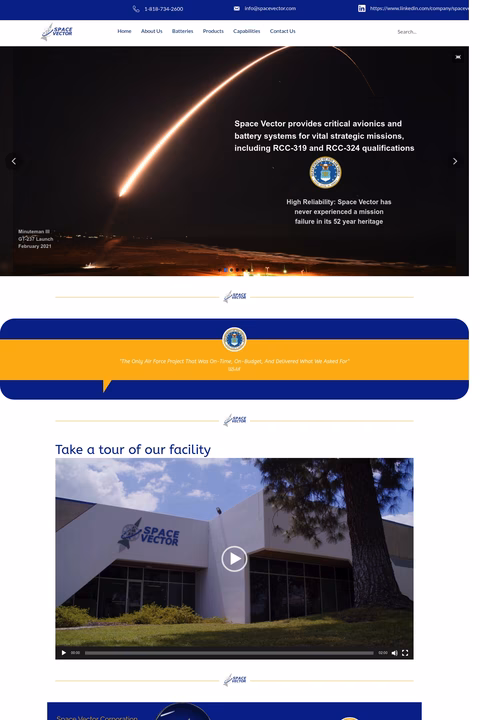 Space-Vector-Corporation Homepage 1440px