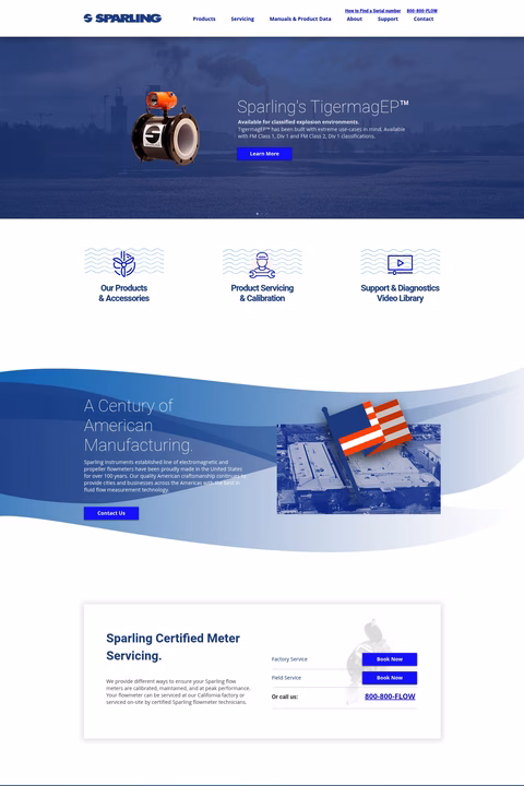 Sparling-Instruments Homepage 1440px