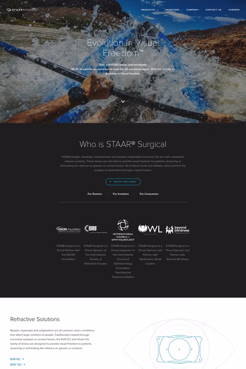 Staar-Surgical-Company Homepage 1440px
