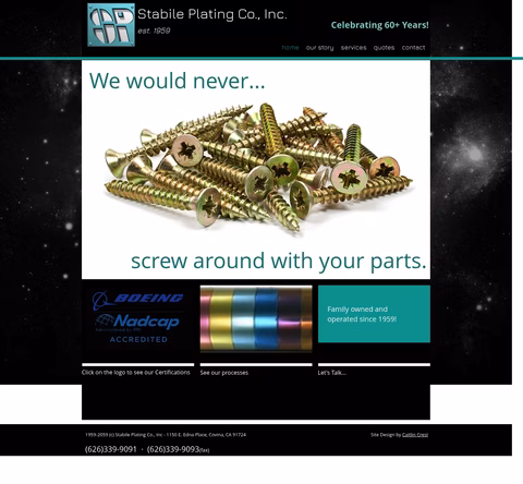 Stabile-Plating-Company Homepage 1440px