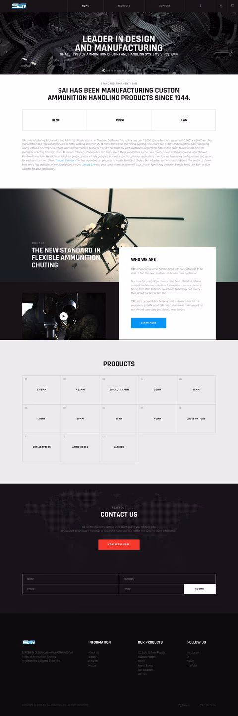 Standard-Armament Homepage 1440px