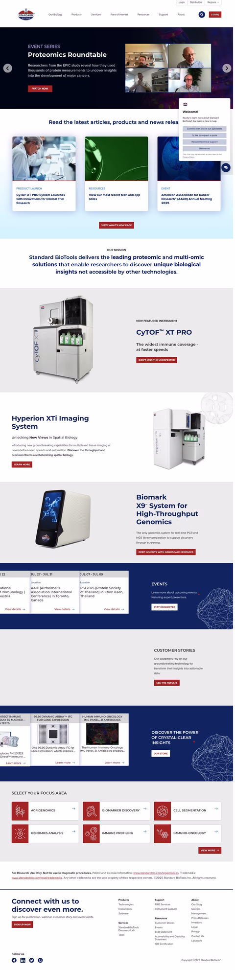 Standard-Biotools Homepage 1440px