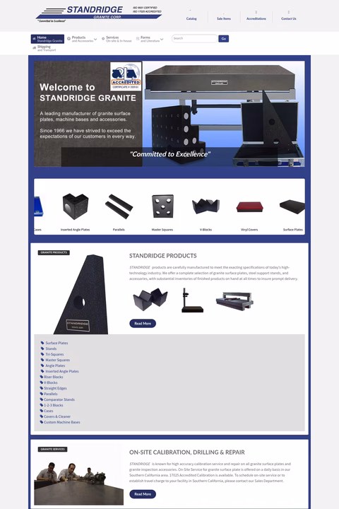 Standridge-Granite Homepage 1440px