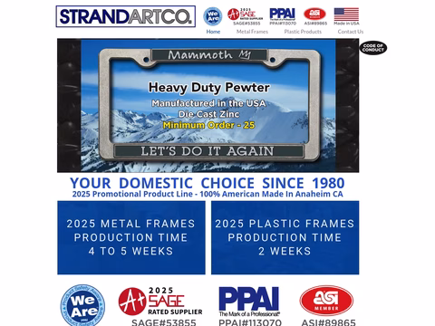 Strand-Art-Company Homepage 1440px