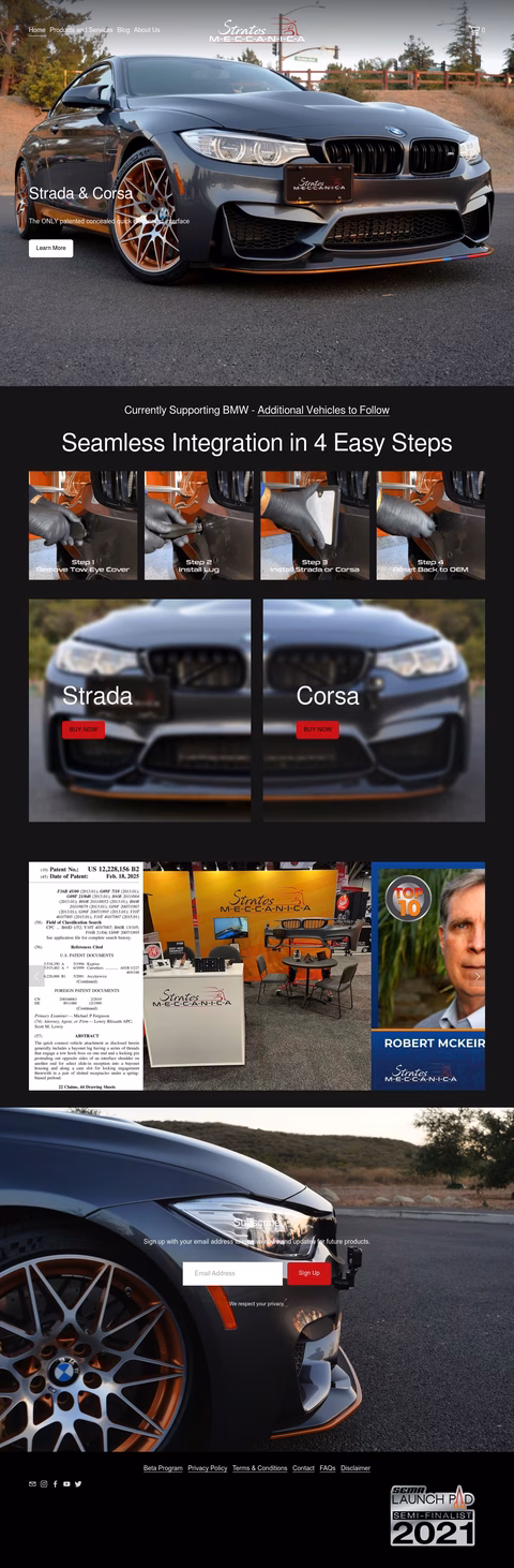 Stratos-Meccanica Homepage 1440px