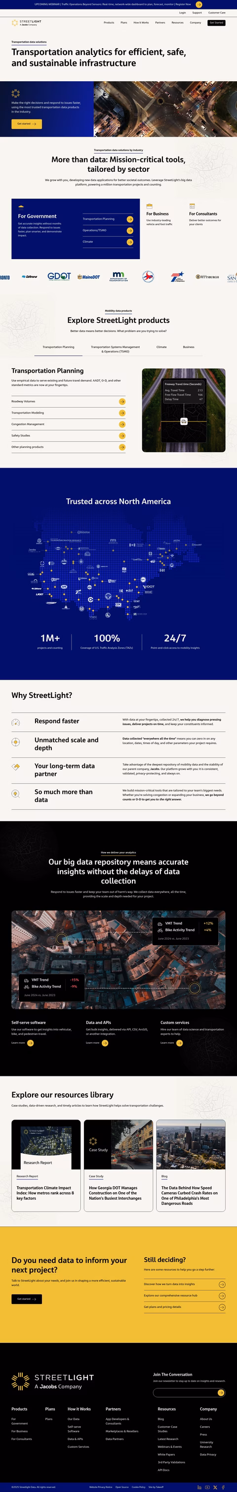 Streetlight-Data Homepage 1440px