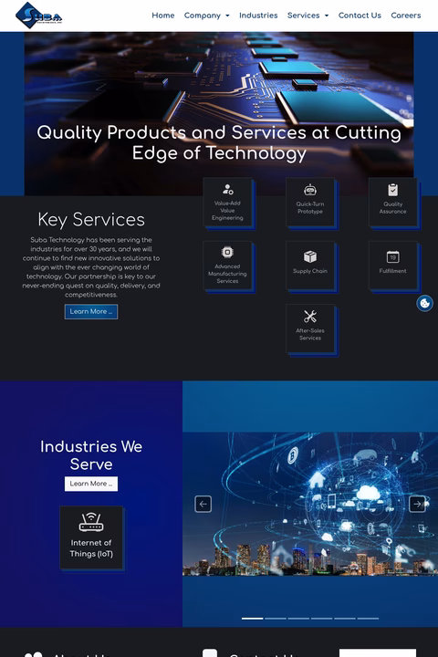 Suba-Technology Homepage 1440px