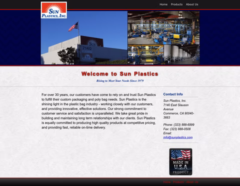 Sun-Plastics Homepage 1440px