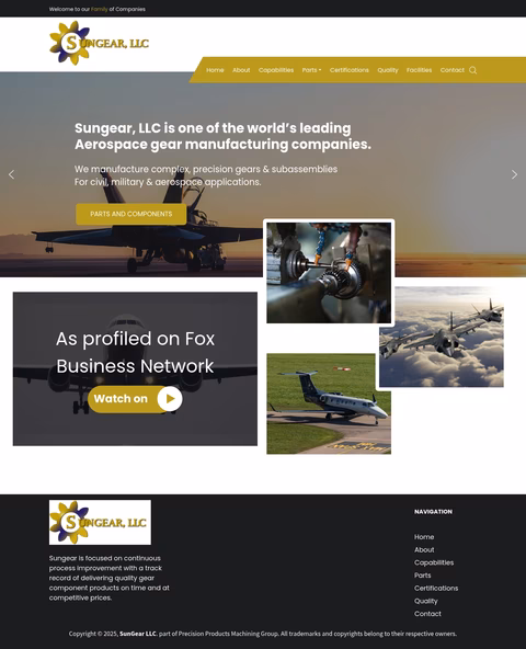 Sungear-Inc Homepage 1440px