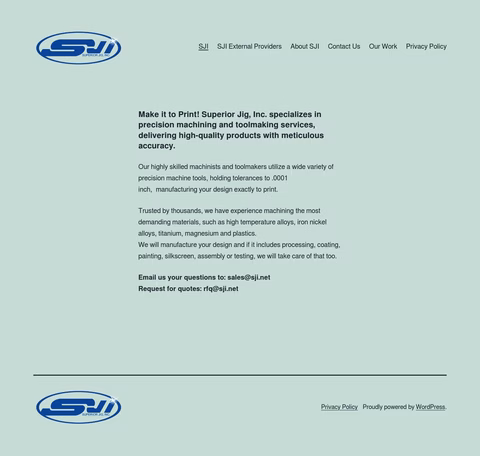 Superior-Jig-Inc Homepage 1440px