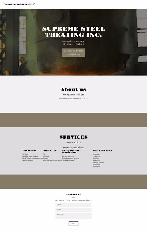 Supreme-Steel-Treating Homepage 1440px