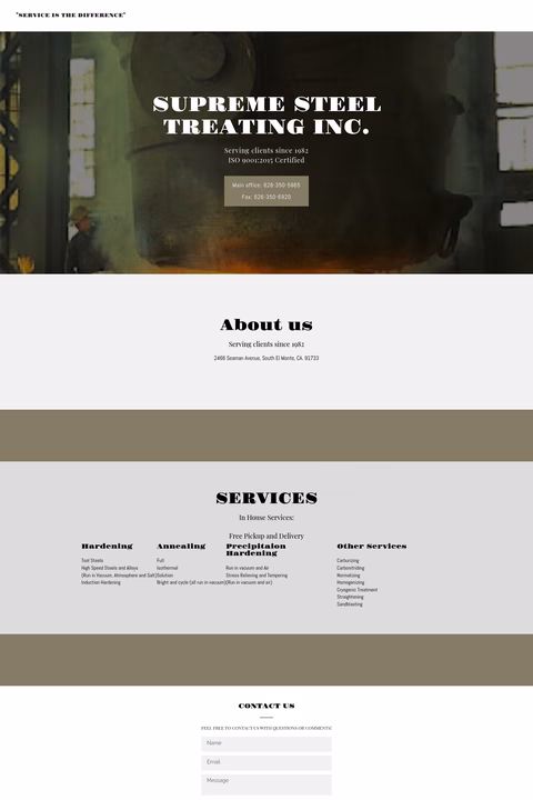 Supreme-Steel-Treating Homepage 1440px