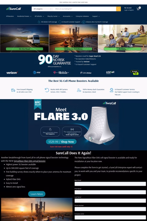 Surecall Homepage 1440px
