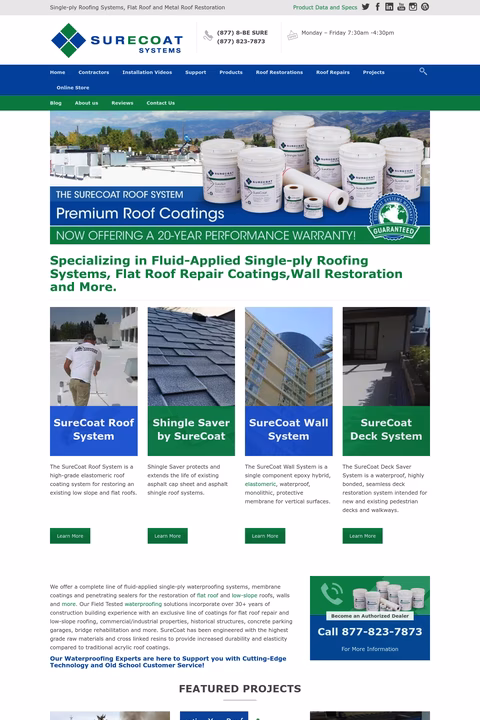 Surecoat-Systems Homepage 1440px