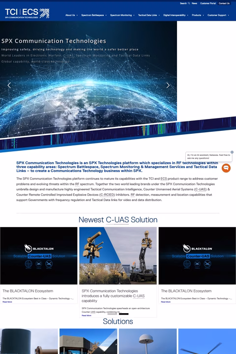 Tci-International Homepage 1440px