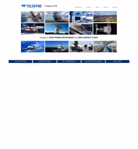 Teledyne-Etm Homepage 1440px