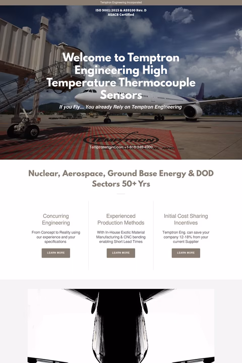 Temptron Homepage 1440px