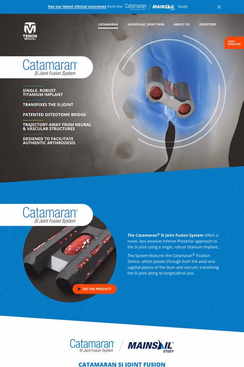 Tenon-Medical-Inc Homepage 1440px