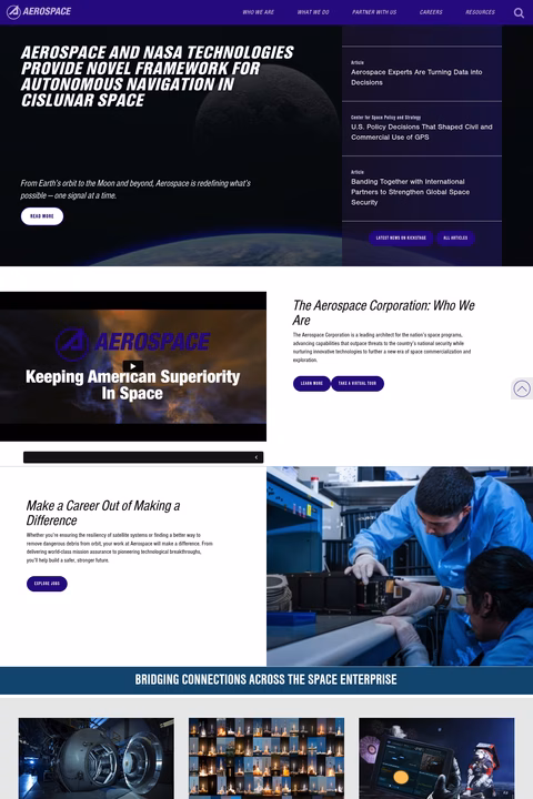 The-Aerospace-Corporation Homepage 1440px
