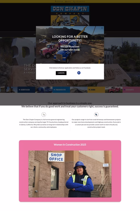 The-Don-Chapin-Company Homepage 1440px