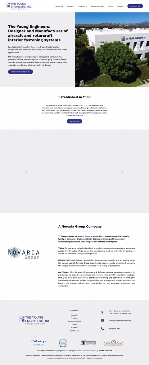 The-Young-Engineers Homepage 1440px