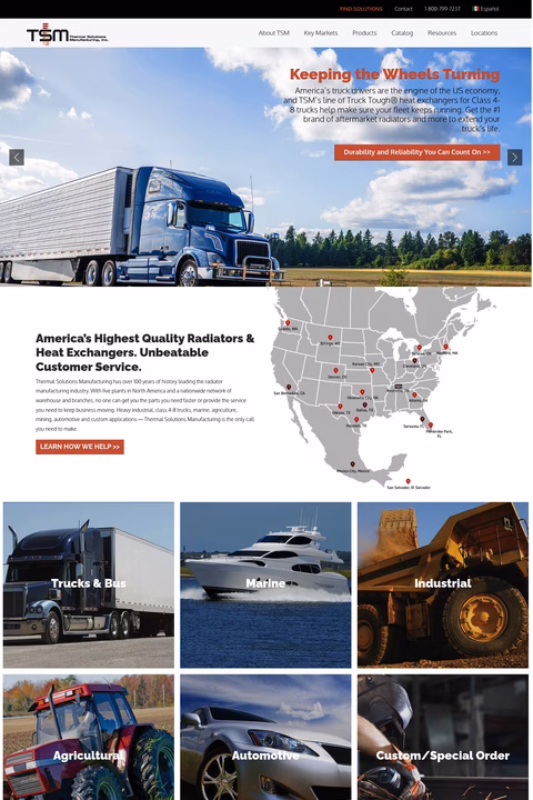 Thermal-Solutions-Manufacturing Homepage 1440px