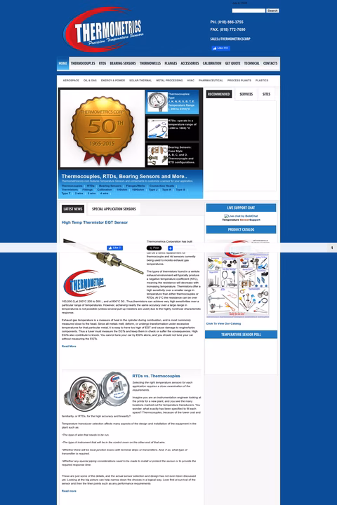 Thermometrics-Corporation Homepage 1440px