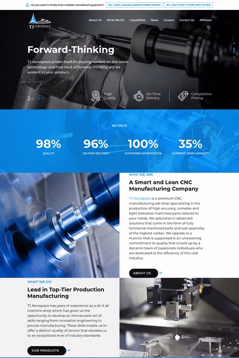 Tj-Aerospace Homepage 1440px