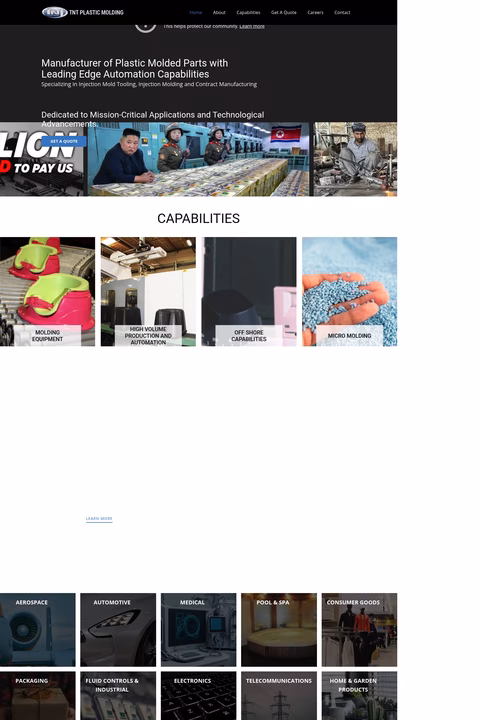 Tnt-Plastic-Molding Homepage 1440px
