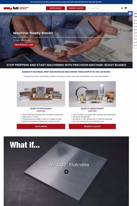 Tool-Components-Inc Homepage 1440px