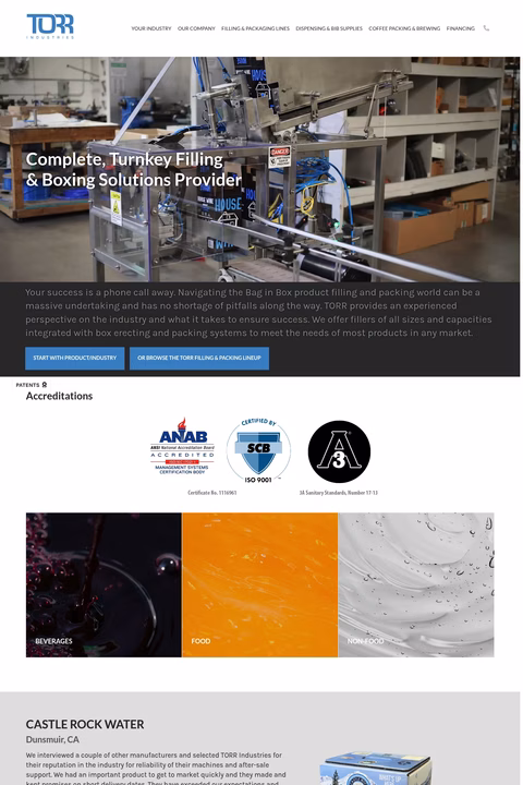 Torr-Industries Homepage 1440px