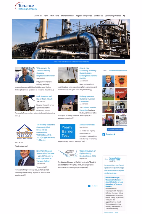 Torrance-Refining-Company Homepage 1440px