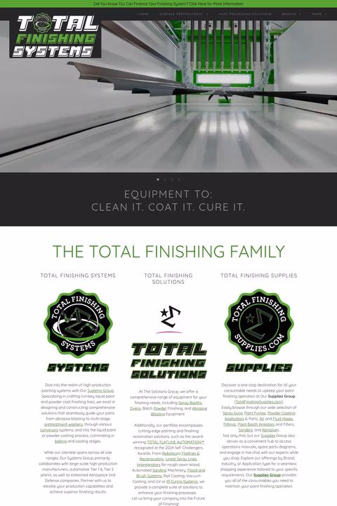 Total-Finishing-Systems Homepage 1440px